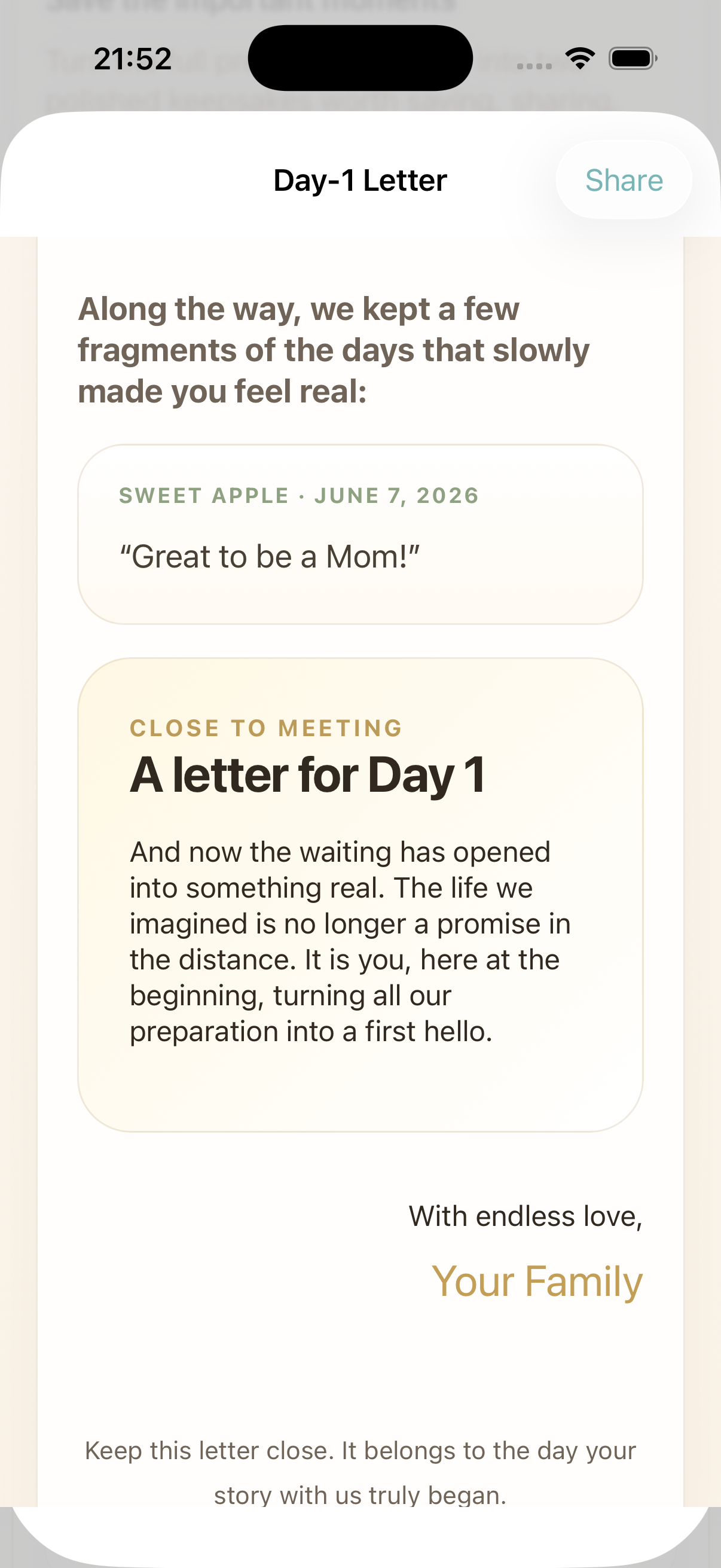 Day-1 Letter